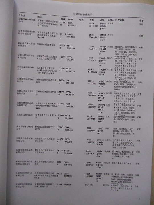 中國家紡企業(yè)黃頁可開展精準(zhǔn)營銷，電話營銷、郵件營銷、傳真營銷等等多管齊下，圓您銷售冠軍夢