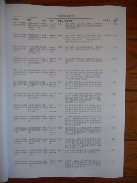 中國保險(xiǎn)業(yè)企業(yè)黃頁可開展精準(zhǔn)營銷，電話營銷、郵件營銷、傳真營銷等等多管齊下，圓您銷售冠軍夢